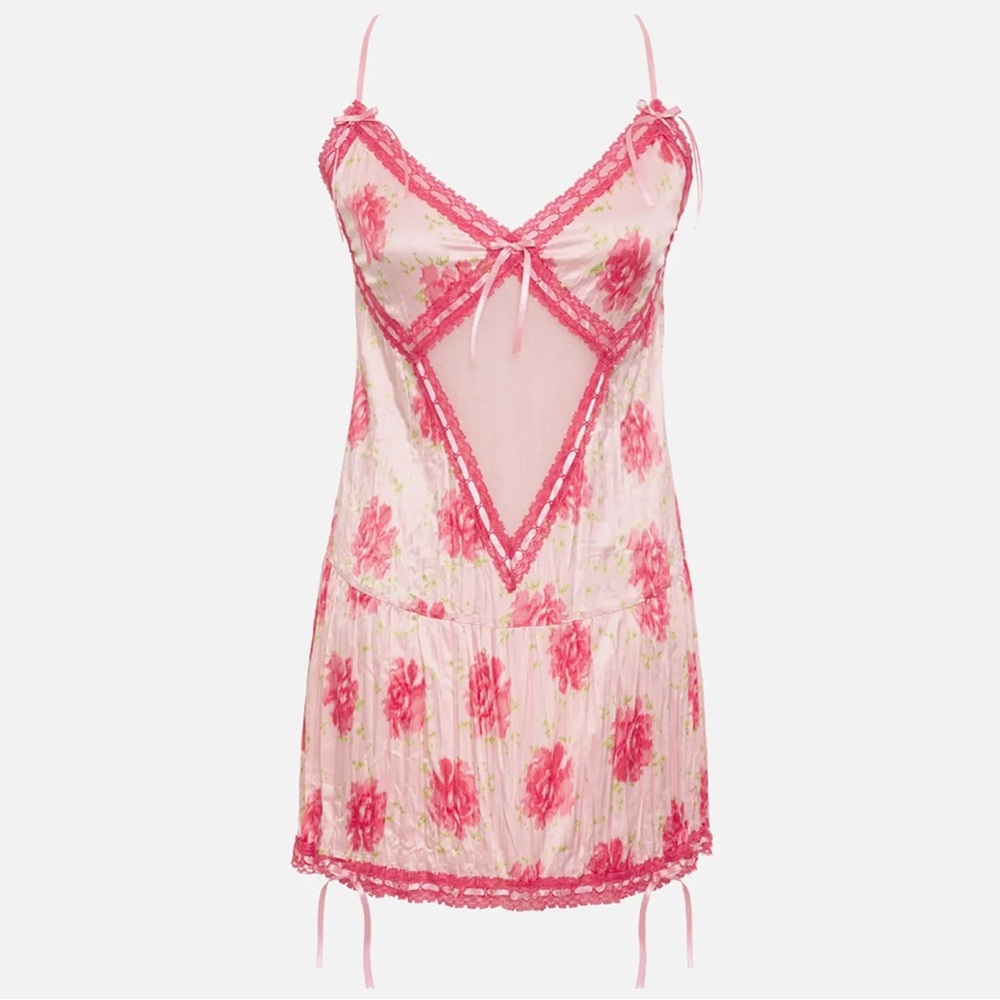 Frankies Bikinis X Sydney Sweeney Serafina Satin Dress